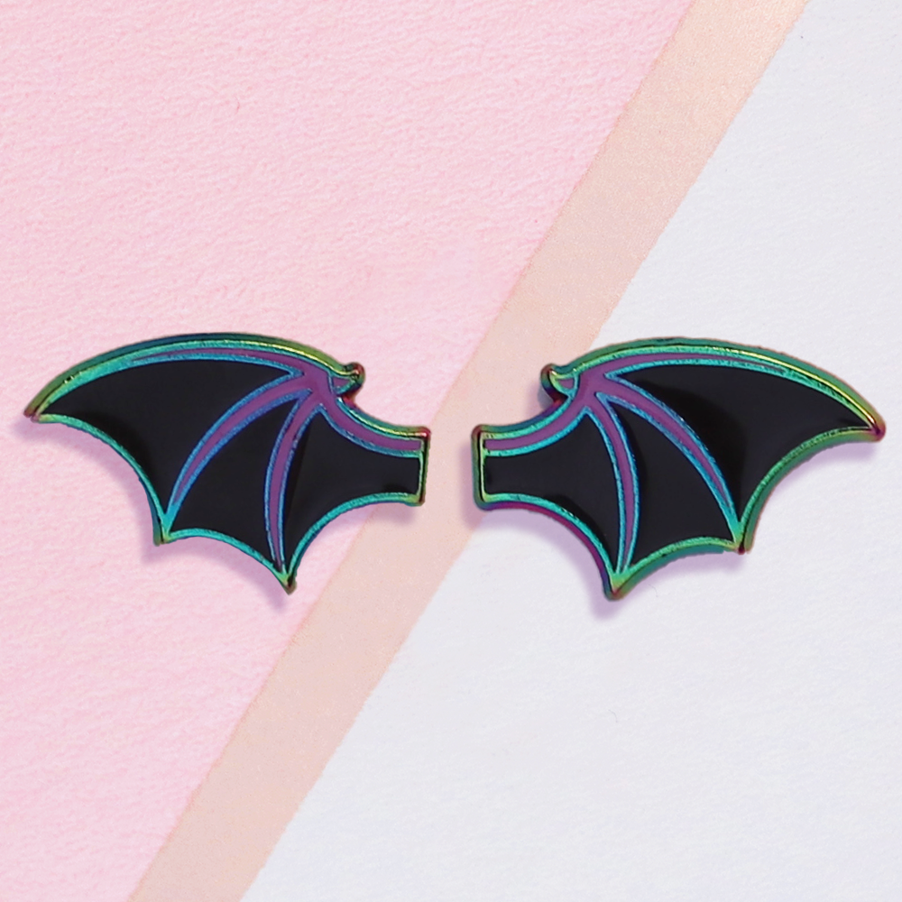 Black Dragon Wing Mini Pins