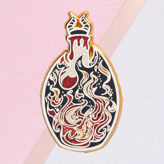 Bottled Dragon's Breath Enamel Pin