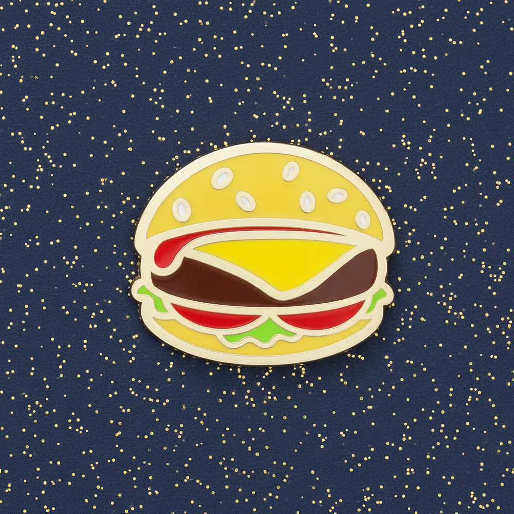 Burger Mini Pin