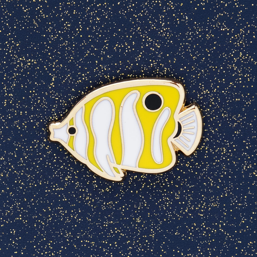 Butterfly Fish Mini Pin