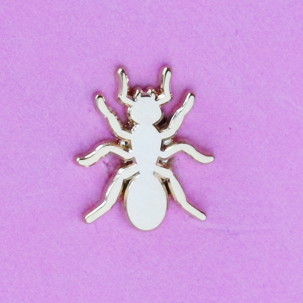 Gold Ant Mini Pin