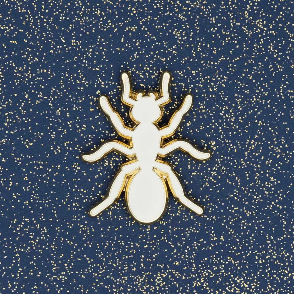 Gold Ant Mini Pin