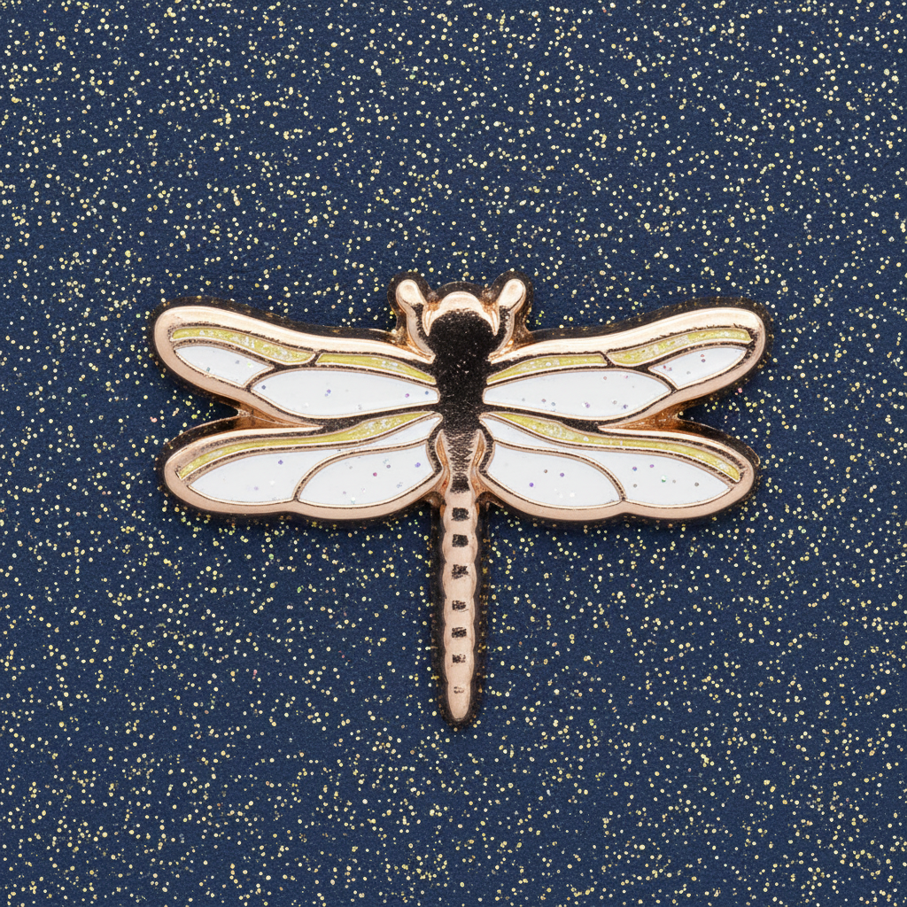 Gold Dragonfly Mini Pin