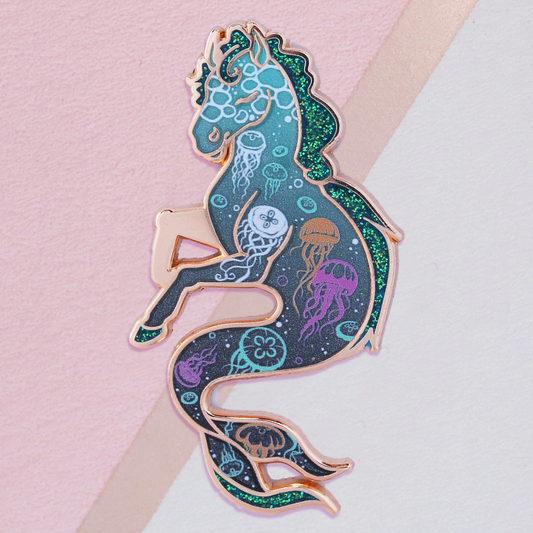 Kelpie Enamel Pin