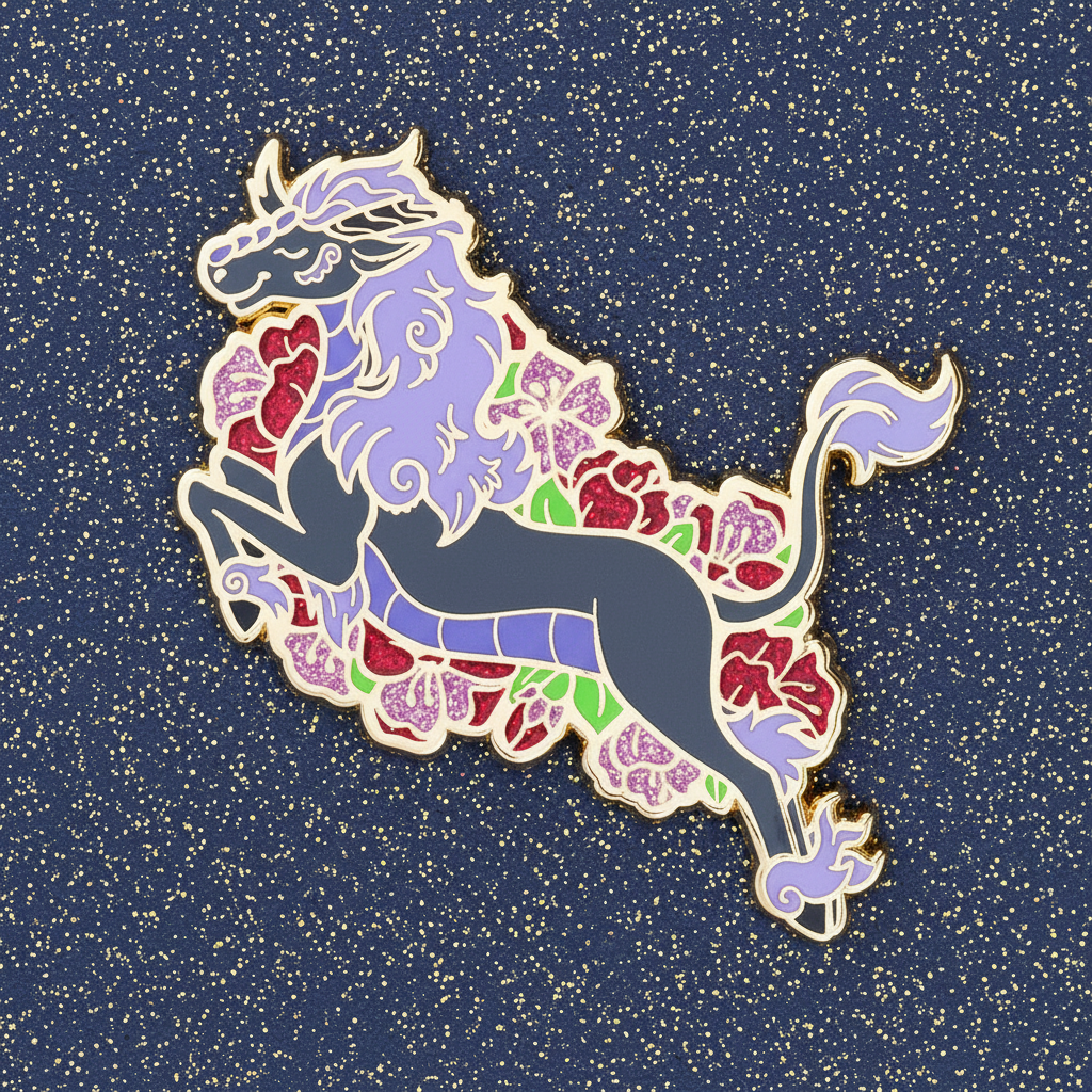 Kirin Enamel Pin