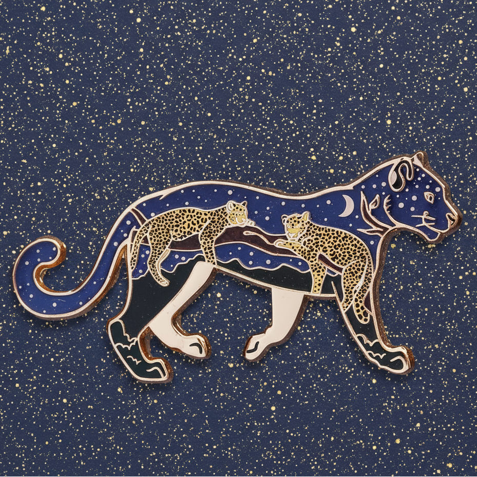 Leopard Enamel Pin