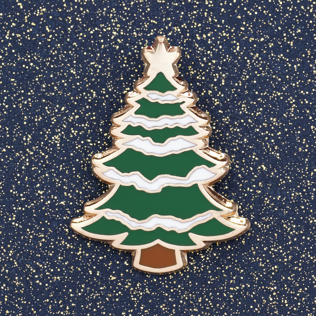 Winter Tree Mini Pin