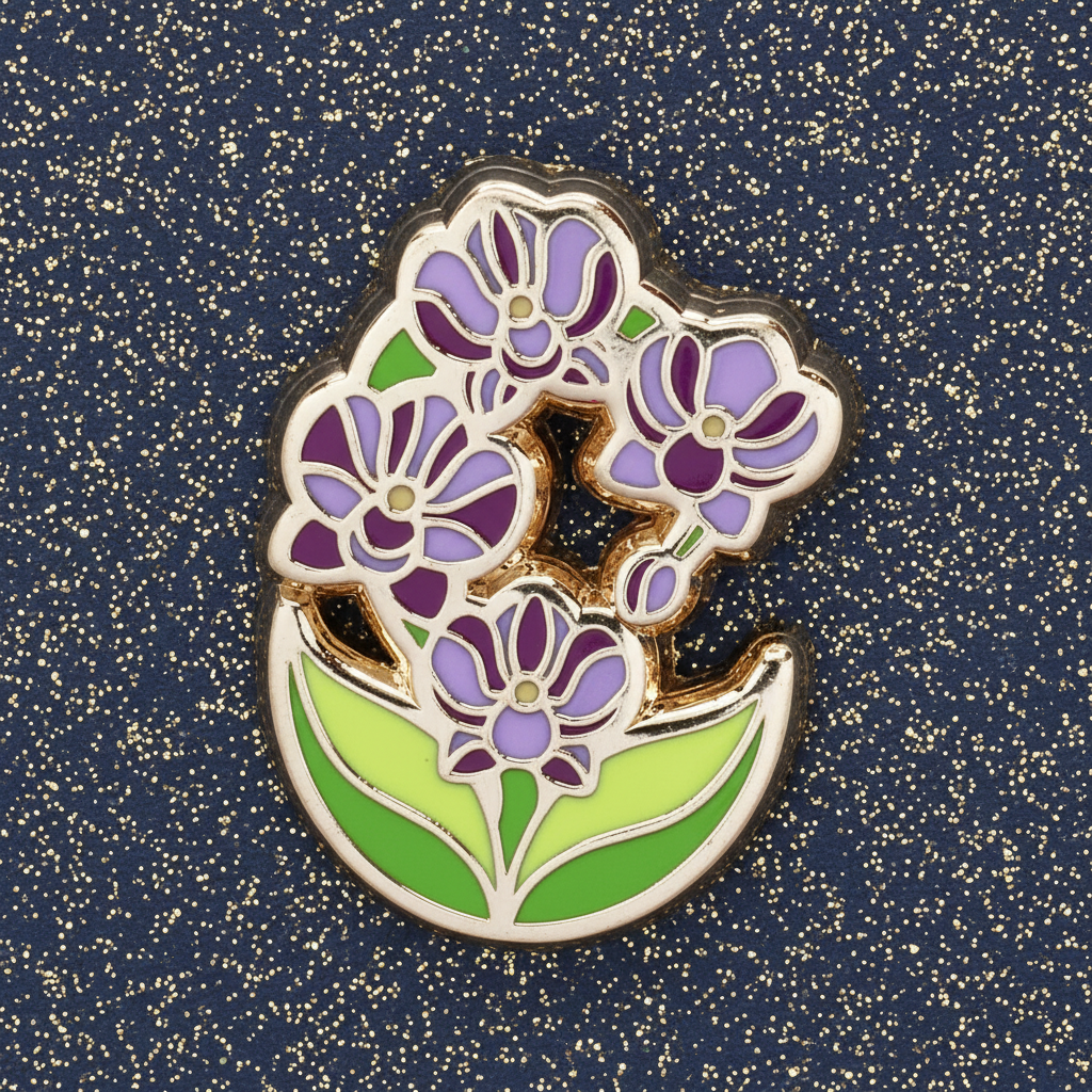 Orchid Mini Pin