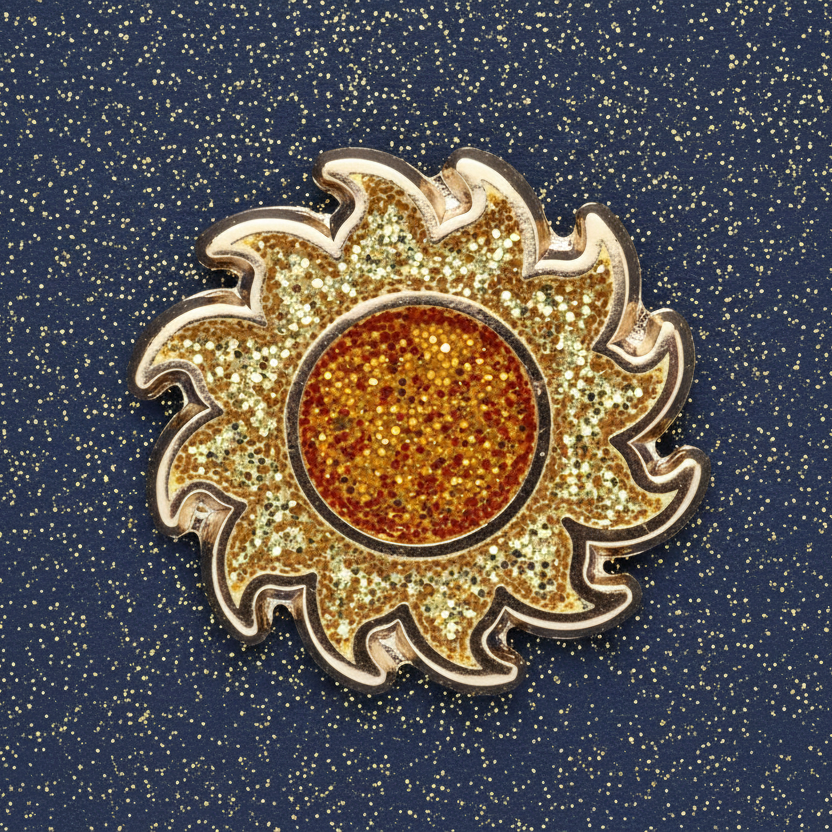 Pale Sun Mini Pin