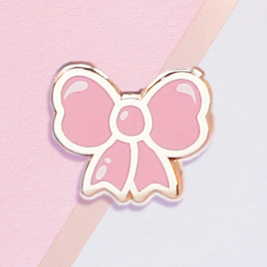 Pink Bow Mini Pin