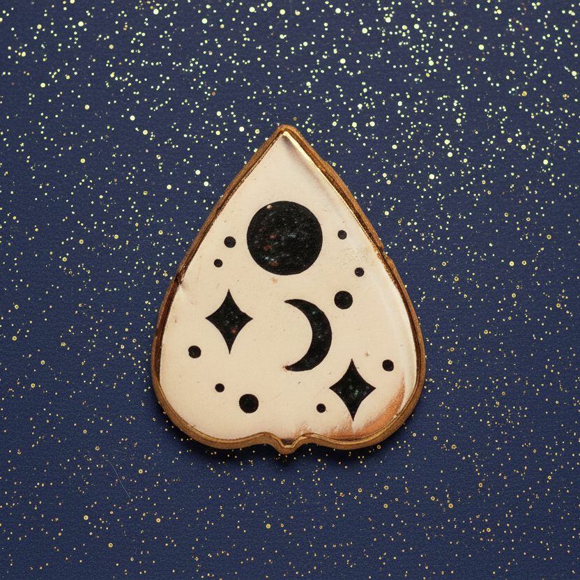 Gold Ouija Panchette Mini Pin