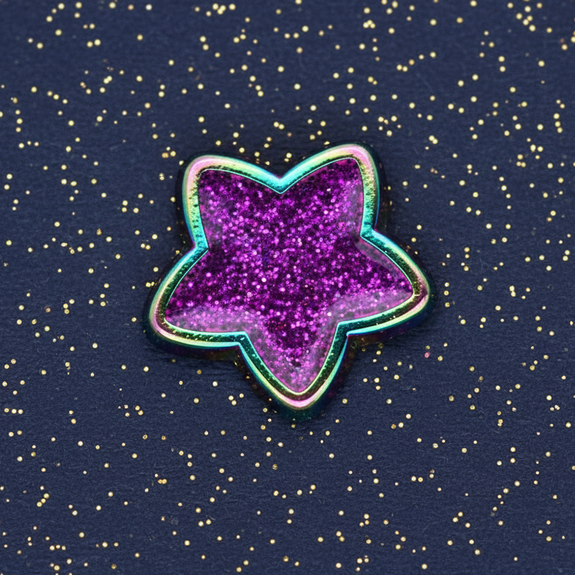 Purple Star Mini Pin