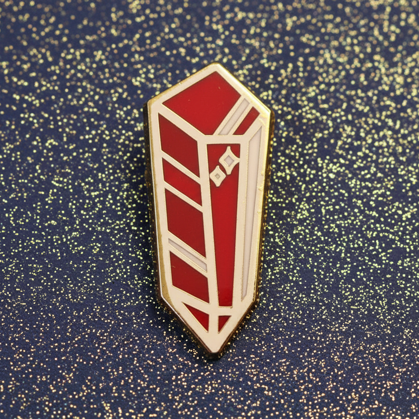Red Crystal Mini Pin