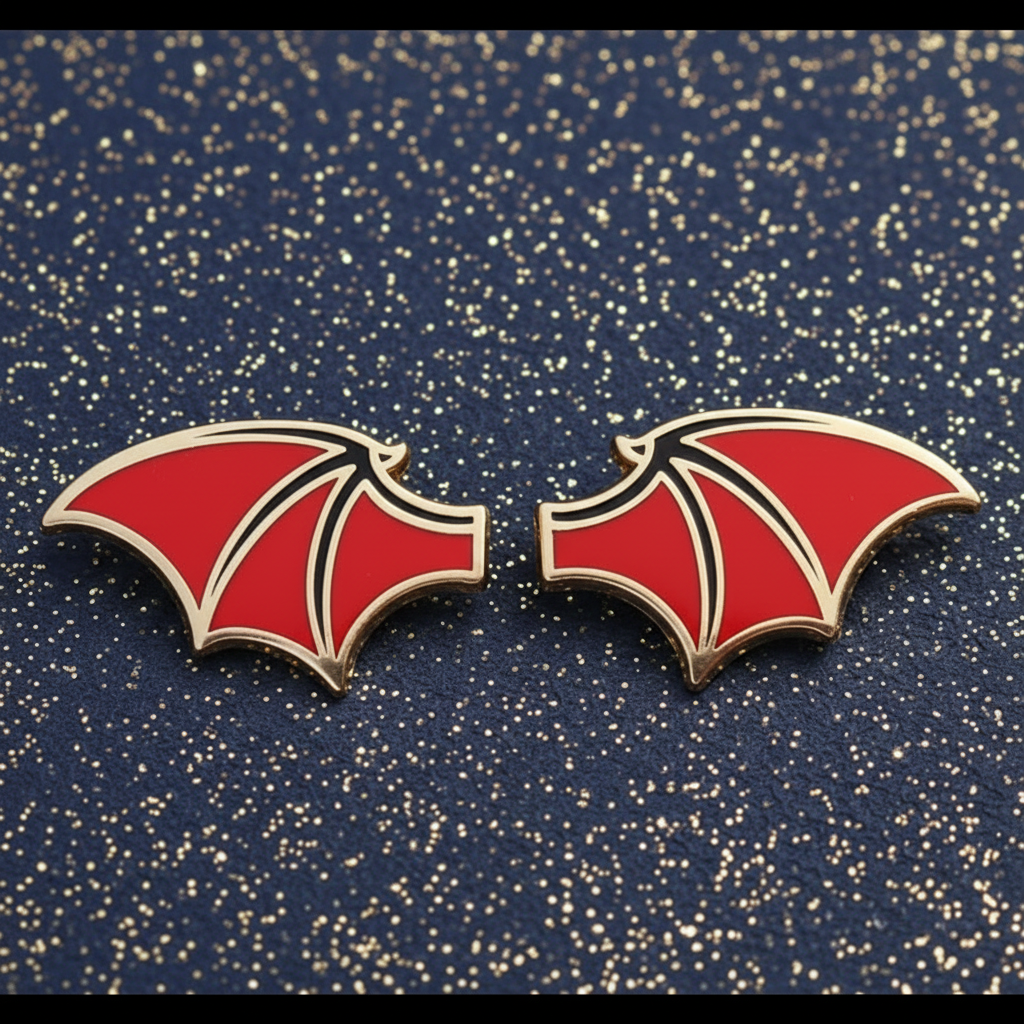 Red Dragon Wing Mini Pins
