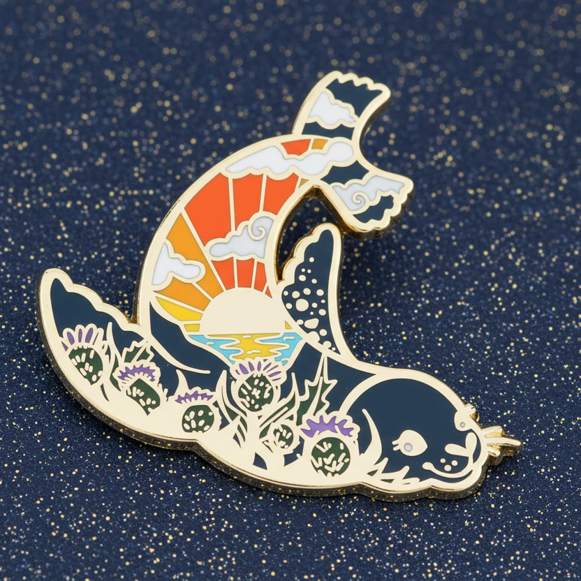 Seal Enamel Pin