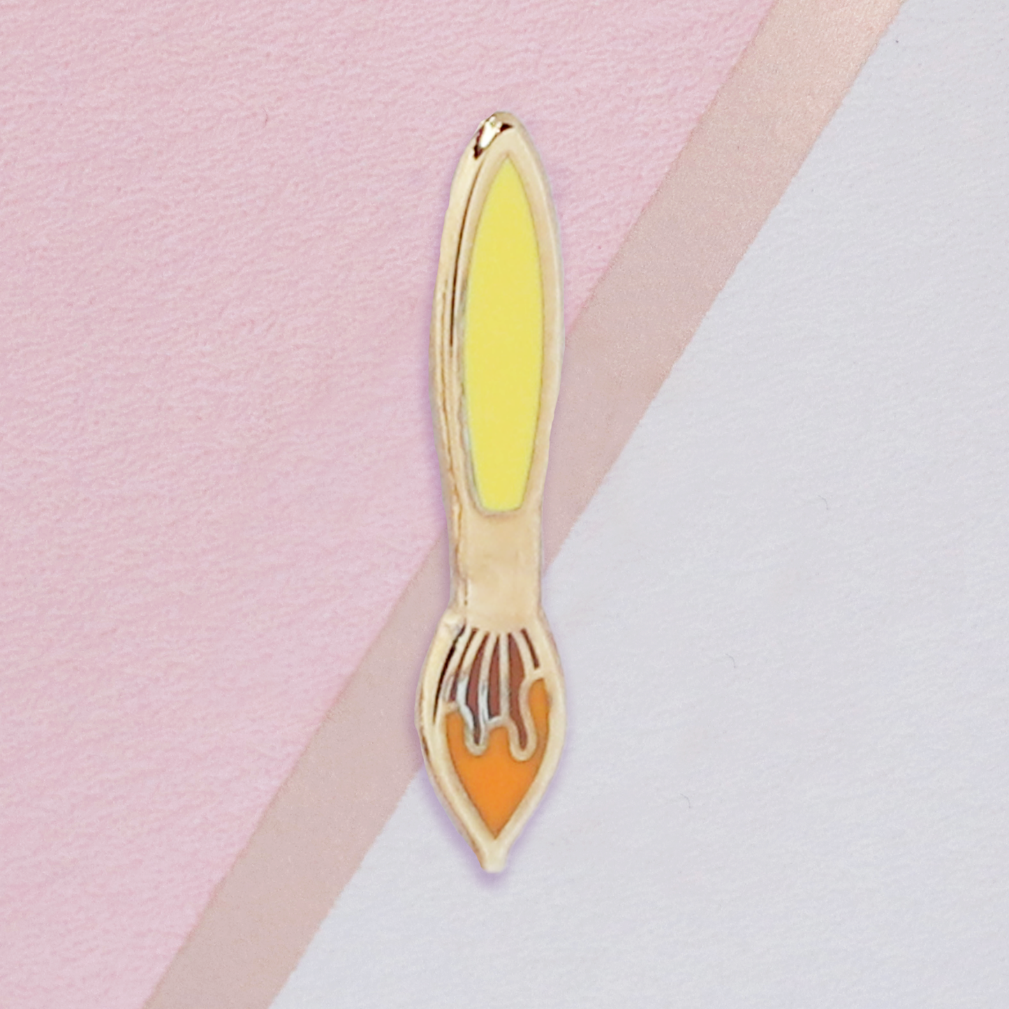Yellow Paintbrush Mini Pin