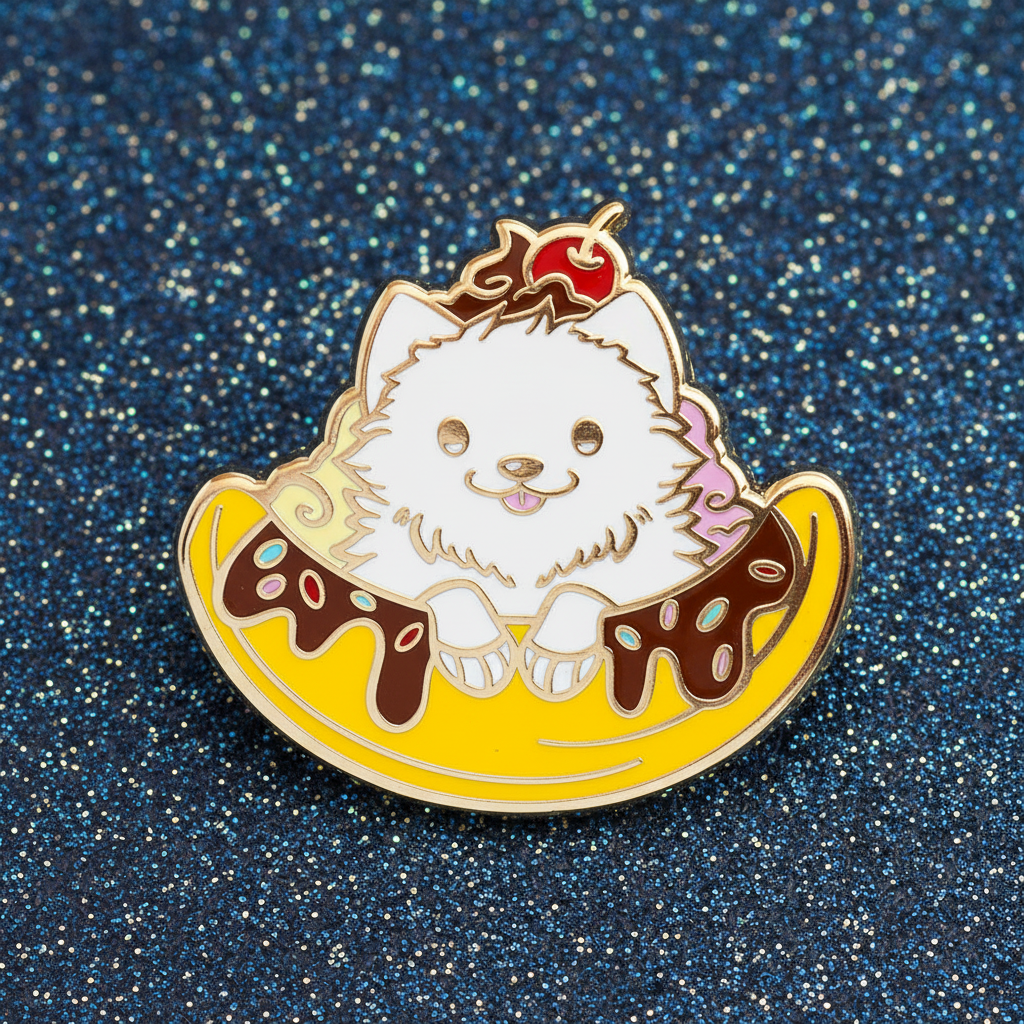 Banana Spitz Enamel Pin