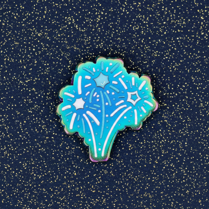 Firework Flash Mini Pin