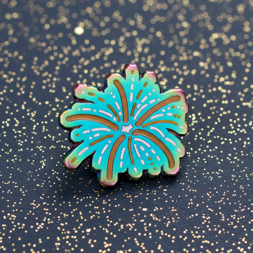 Firework Bang Mini Pin