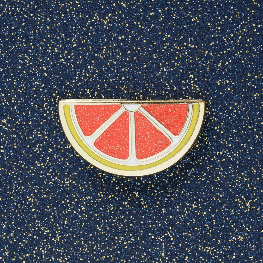 Pink Grapefruit Mini Pin