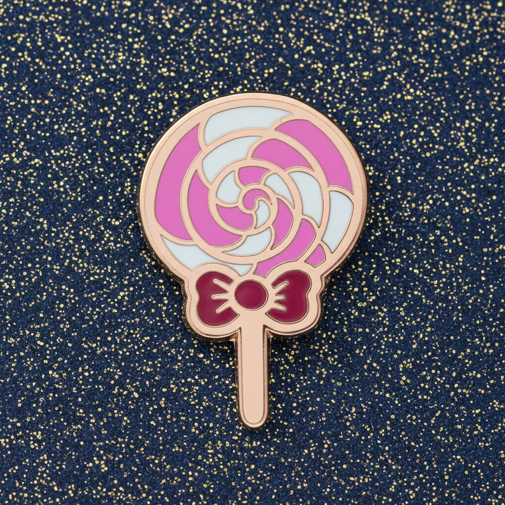 Pink Lollipop Mini Pin