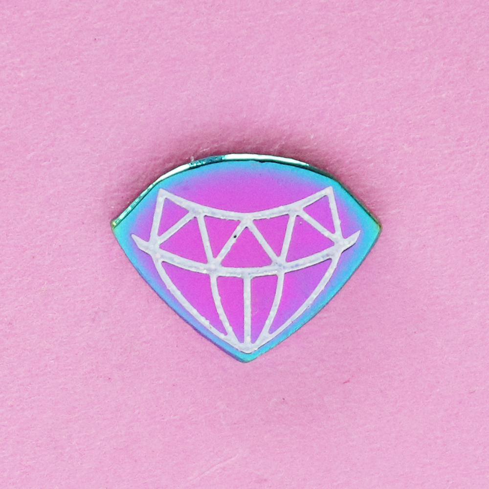 Rainbow Diamond Mini Pin