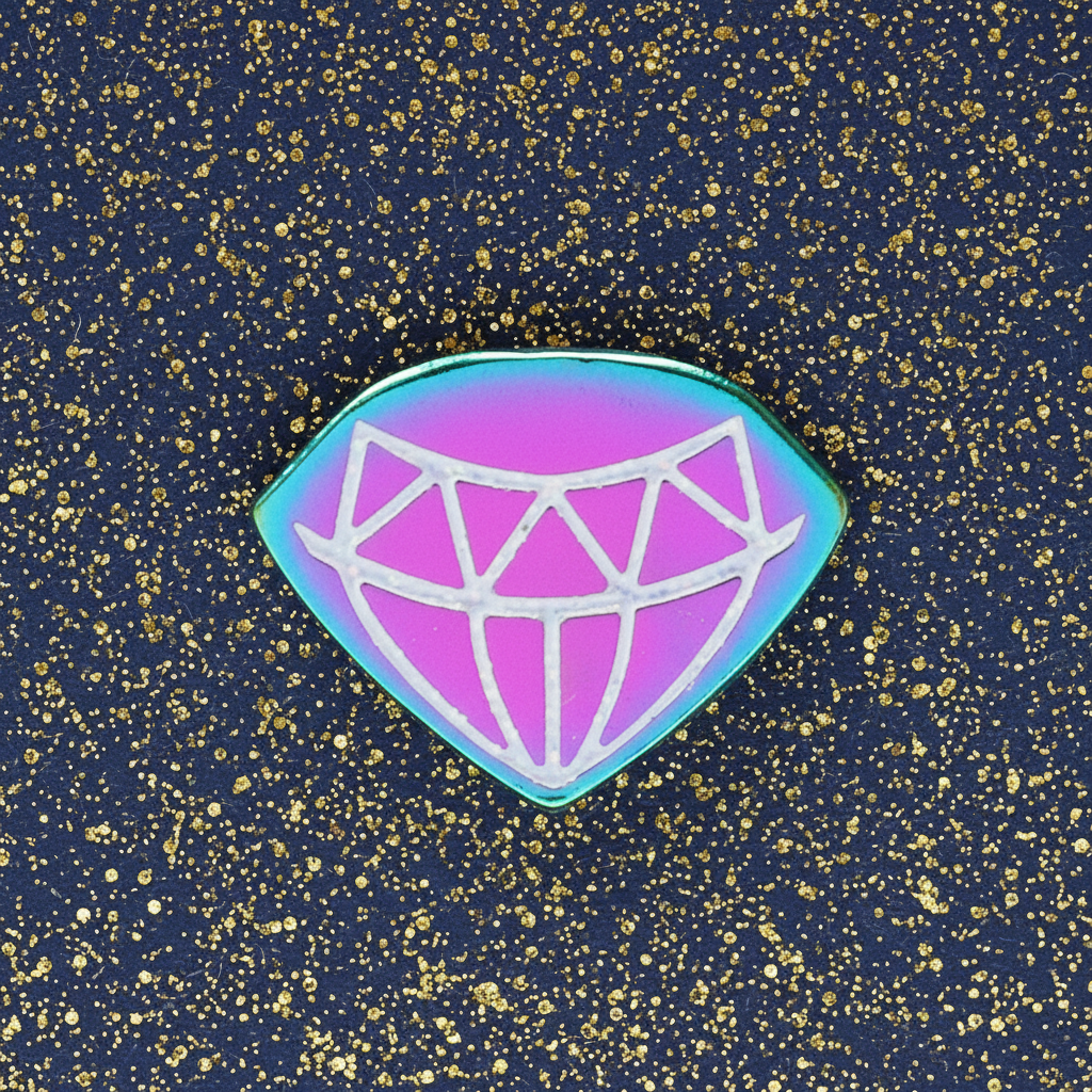 Rainbow Diamond Mini Pin
