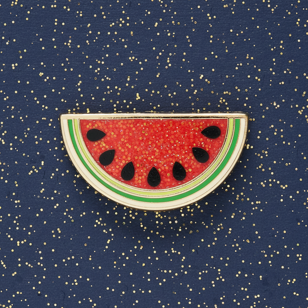 Red Watermelon Slice Mini Pin