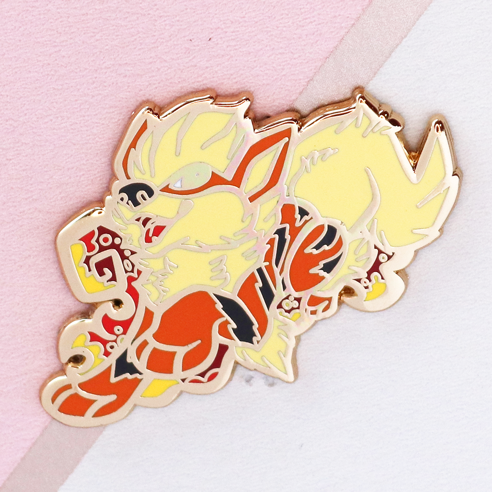 Flamethrower Enamel Pin