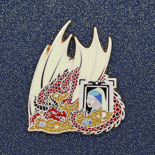 Treasure Hoarder Dragon Enamel Pin