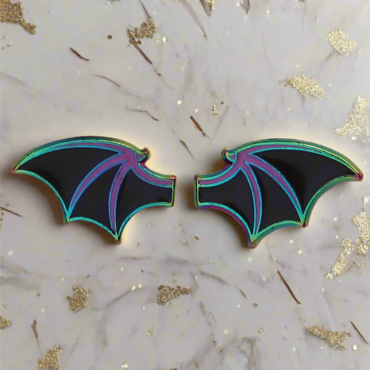 Black Dragon Wing Mini Pins