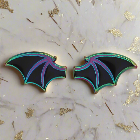 Black Dragon Wing Mini Pins