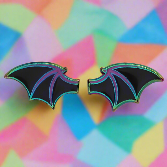 Black Dragon Wing Mini Pins