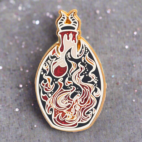 Bottled Dragon's Breath Enamel Pin