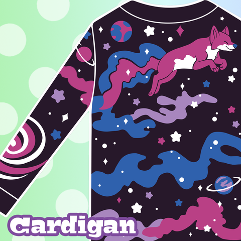 PRE-ORDER: Cosmic Kitsune Cardigan
