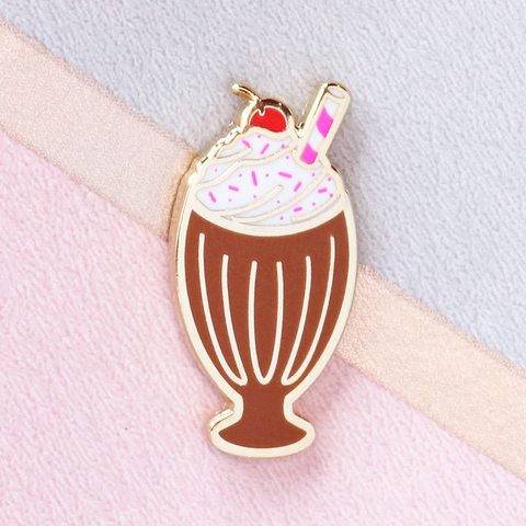 Chocolate Milkshake Mini Pin