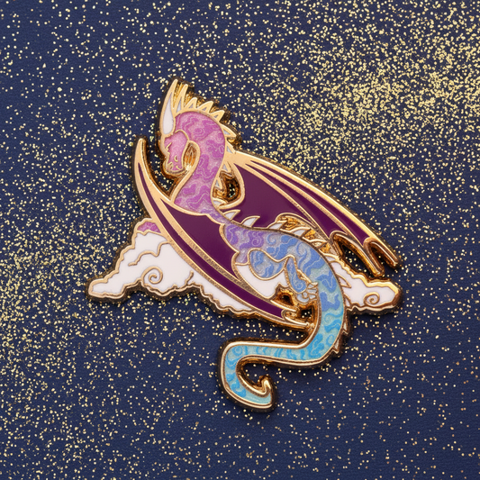 Cloud Dragon Enamel Pin