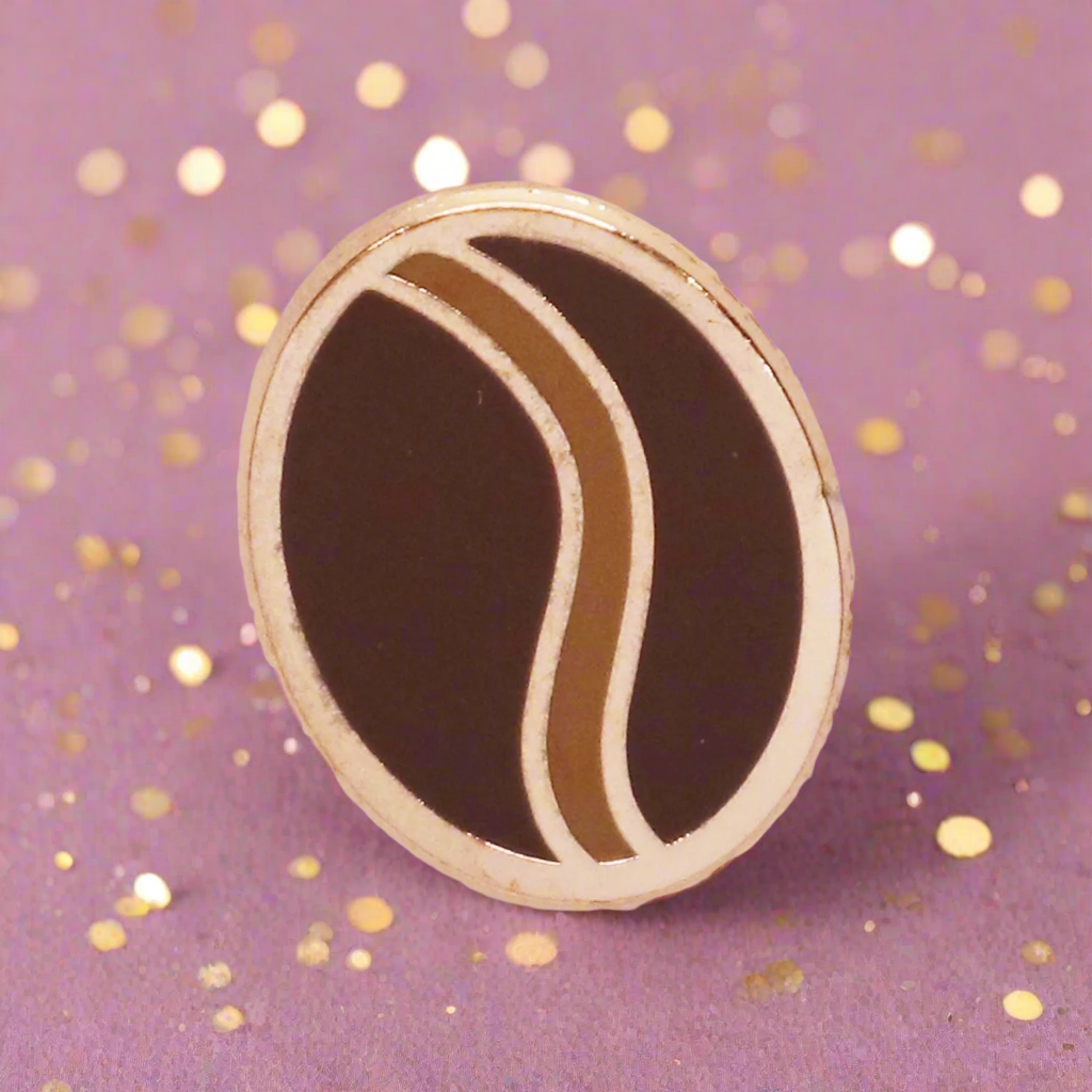 Coffee Bean Mini Pin