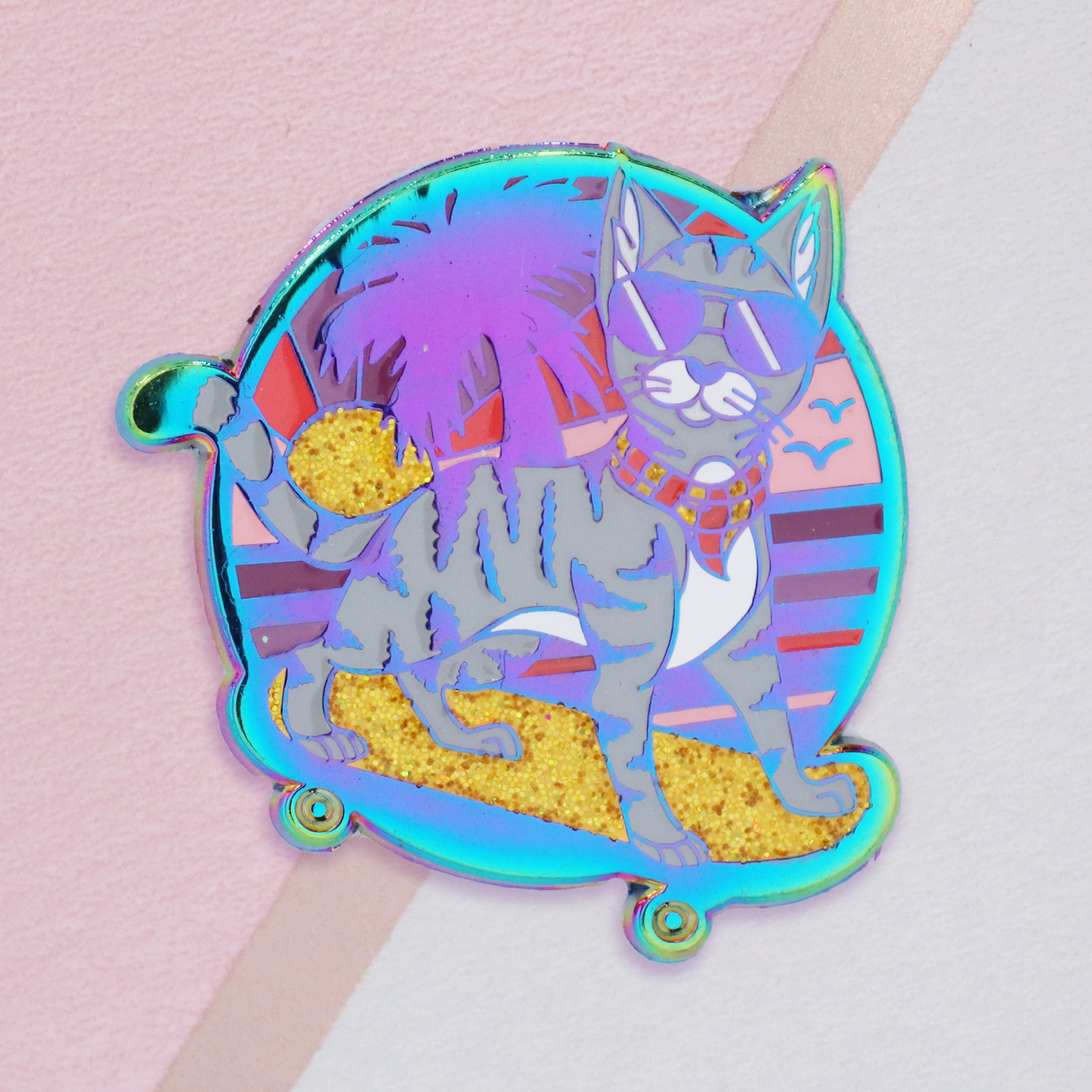 Cool Cat Enamel Pin