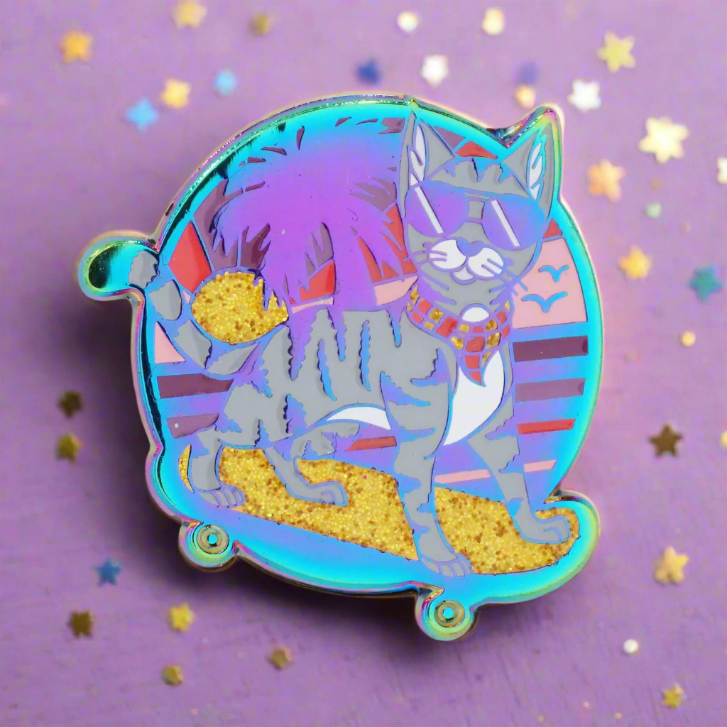 Cool Cat Enamel Pin