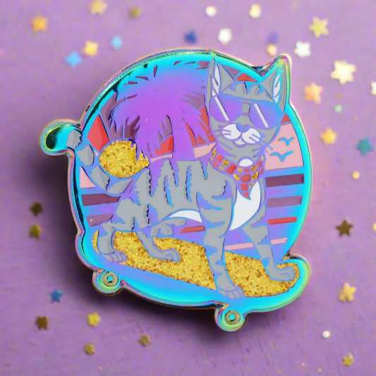 Cool Cat Enamel Pin