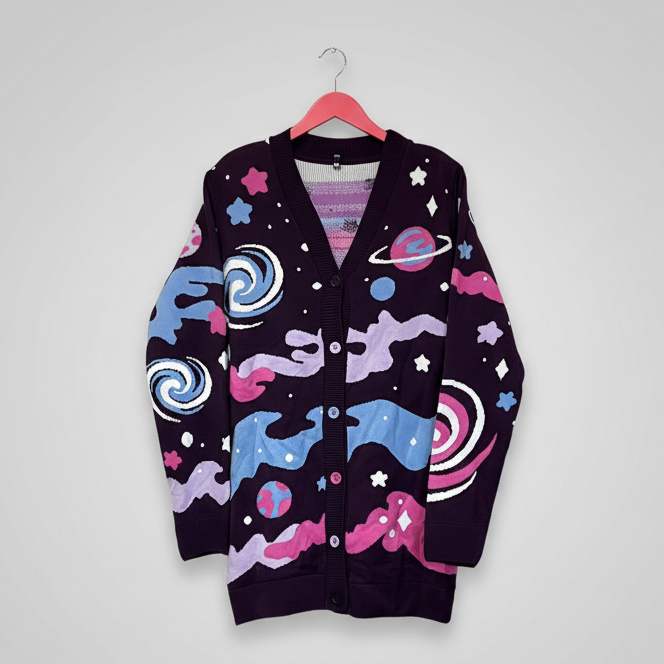 Cosmic Kitsune Fox Cardigan