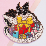 Gift Present Dragon Enamel Pin