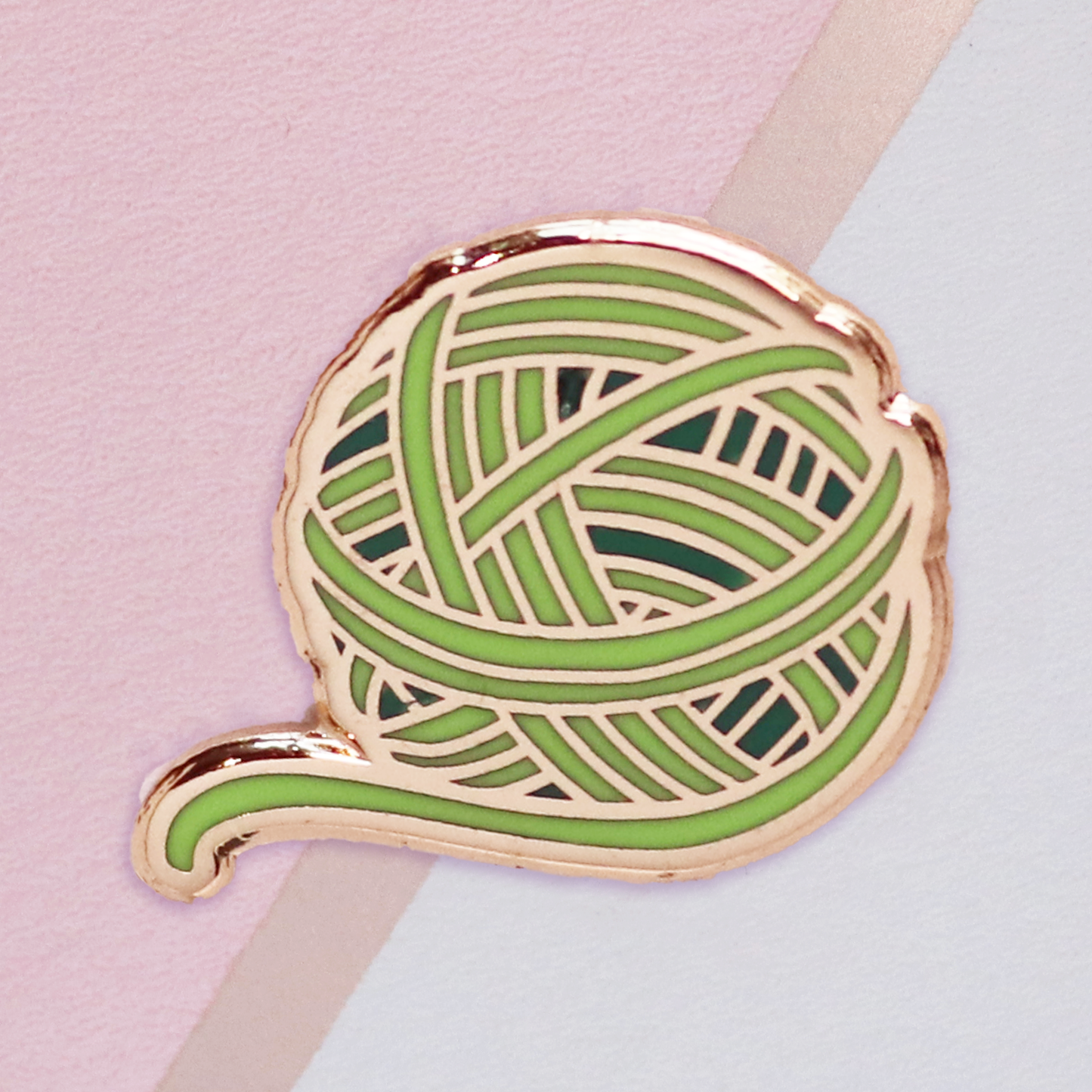Green Yarn Mini Pin