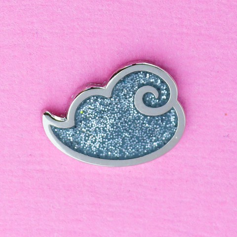 Grey Little Cloud Mini Pin