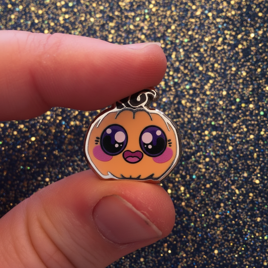 Kawaii Jack-O-Lantern Mini Pin