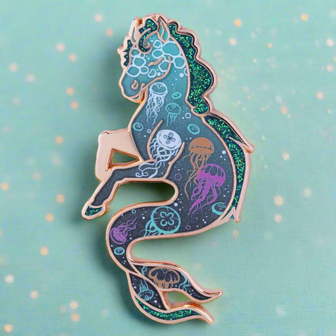Kelpie Enamel Pin
