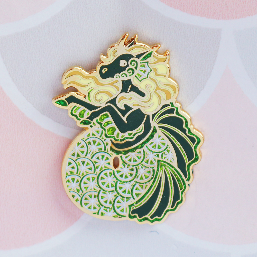 Key Lime Kelpie Enamel Pin