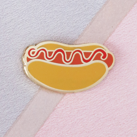 Ketchup Hot Dog Mini Pin