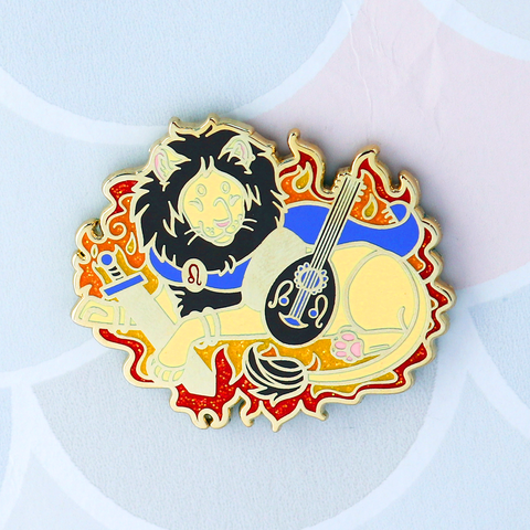 Leo Bard Enamel Pin